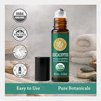 Silk Road Organic Eucalyptus Essential Oil Roll On, USDA Certified - Image 5