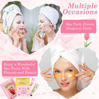 90PCS Spa Party Supplies for Girls, Spa Skincare Sets Party Favors Include Face - Image 4