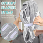 SUNLAND Microfiber Hair Towels Anti Frizz Hair Drying Towel Super Absorbent - Image 4