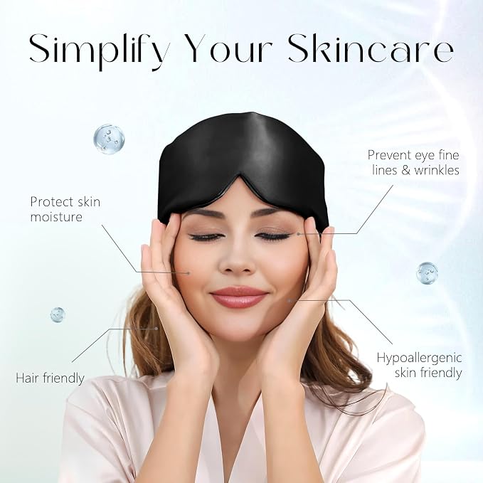 ZIMASILK 100% 22 Momme Mulberry Silk Sleep Mask - Image 3