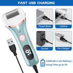 Electric Foot Callus Remover, Rechargeable Portable Electronic Foot File - Image 3