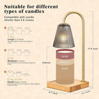 Hong-in Black and Gold Candle Warmer Lamp - Image 4