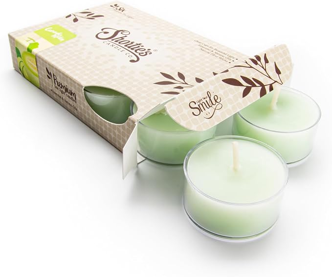 Shortie's Candle Company Cucumber Melon Premium Tealight Candles by ShortiesCandleCompany