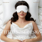 Silk Satin Sleeping Eye Mask, Soft Breathable Blackout Eyeshade Eye Cover - Image 4