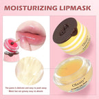 6Pcs Bee Lip Balm Honey Pot, Strawberry, Watermelon, Apple Lime, Honey Lip Balm - Image 6