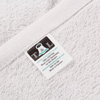 Towel and Linen Mart 100% Cotton White 6 Pack Bath Towel Set, Quick Dry - Image 5