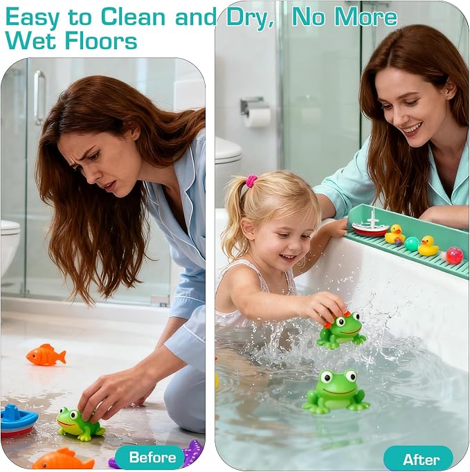 31.5" Bathtub Splash Guard for Kids & Toddlers - Image 5