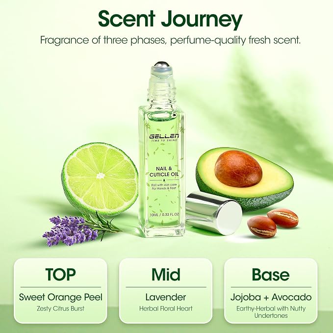 Gellen Cuticle Oil, Roll-On Nail Growth Oil, Nail Oil - Image 7