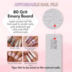Makartt Nail File: 80/80 Grit Emery Boards - Image 3