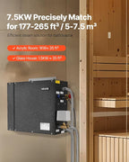 VEVOR Steam Generator, 7.5 kW Steam Shower System - Image 2