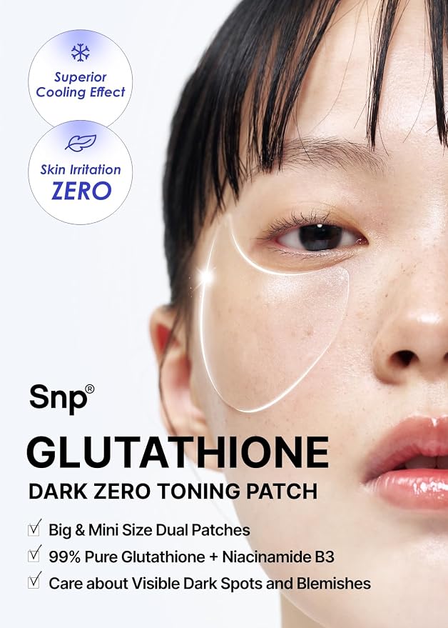 SNP 99% Glutathione + Niacinamide B3 Eye Patch | Nourishing Under Eye Patches - Image 3