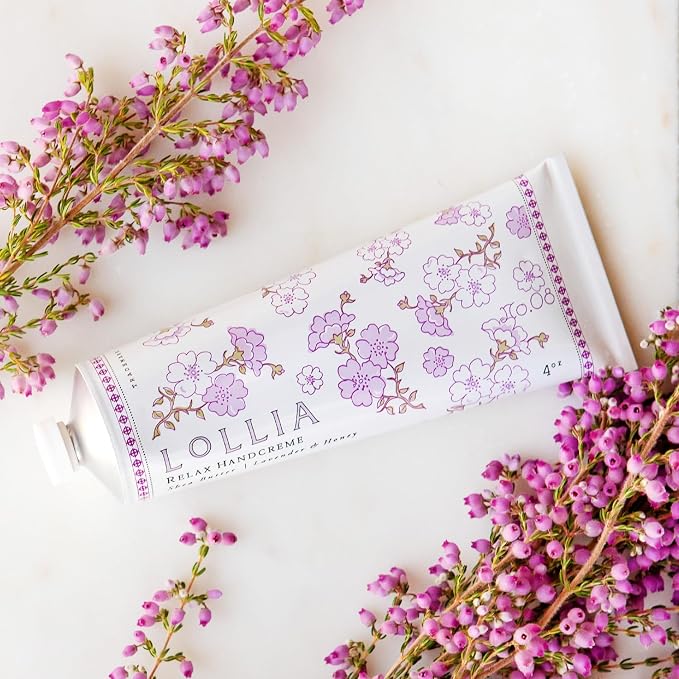 LOLLIA Relax Handcreme, 4 oz, Sugar Cane, Vanilla Bean, & Jasmine, Scented Hand - Image 5