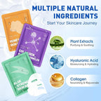 KONEUK 72 Pack Collagen Face Masks Skincare Set - Image 3