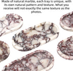 Natural Marble Tray Oval, Bathroom Vanity Tray - Image 4