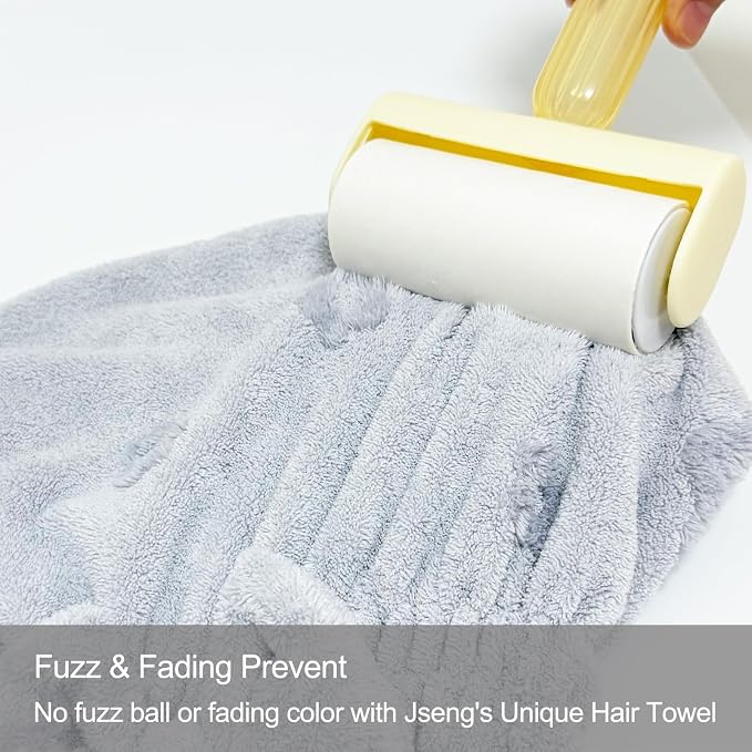 Jseng 3Packs Microfiber Hair Towel - Image 6