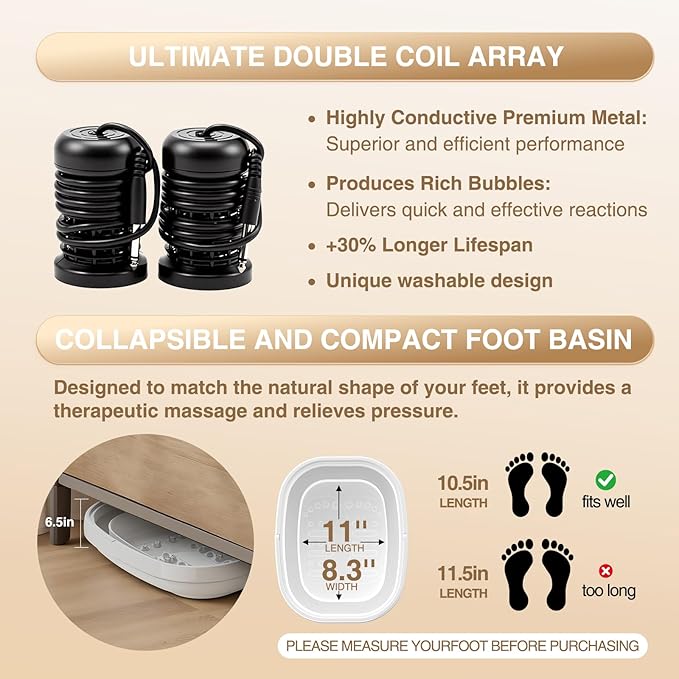 Ionic Foot Bath Detox Machine, Foot Detox Foot Bath Soak Tub - Image 5