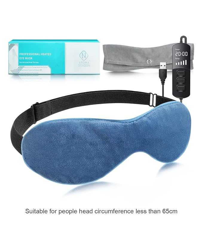 Aroma Season Heated Eye Mask for Dry Eyes, Warm Eye Compress - Image 8