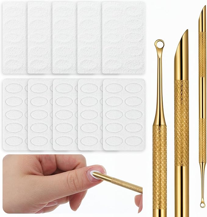 100/180 Grit Sandpaper Sheets Dual Ended Nail Cuticle Pusher, Cuticle File by Unknown