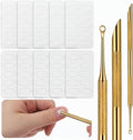 100/180 Grit Sandpaper Sheets Dual Ended Nail Cuticle Pusher, Cuticle File by Unknown
