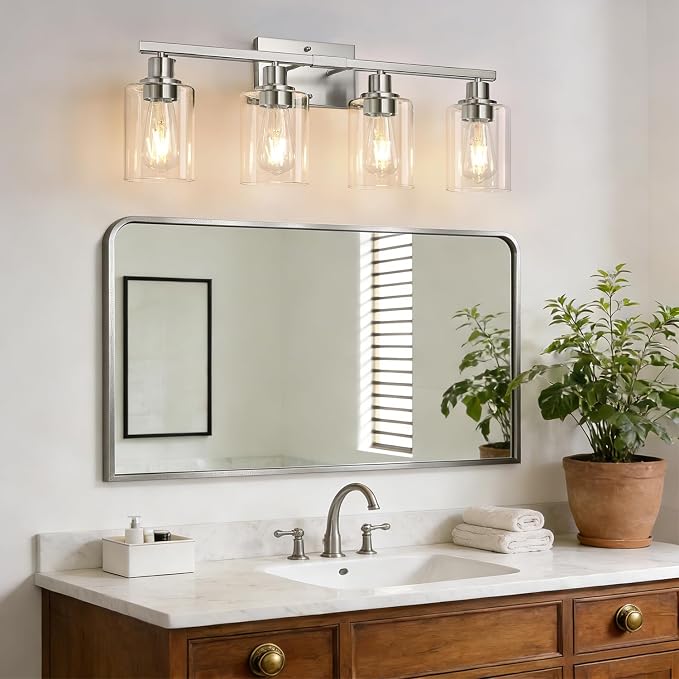 MOKATNG 4-Light Bathroom Light Fixtures, Vanity Light - Image 7