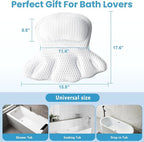 Luxury Bathtub Pillow, 4D Air Mesh Soft Bath Pillow - Image 7