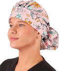 Sparkling EARTH Banded Bouffant Surgical Scrub Ponytail Working Caps and by SparklingEARTH