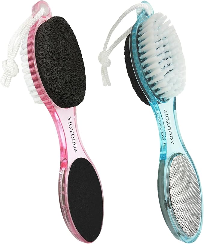 Foot File Callus Remover 4-in-1, Feet Scraper Pedicure Tools by YIOYOODA