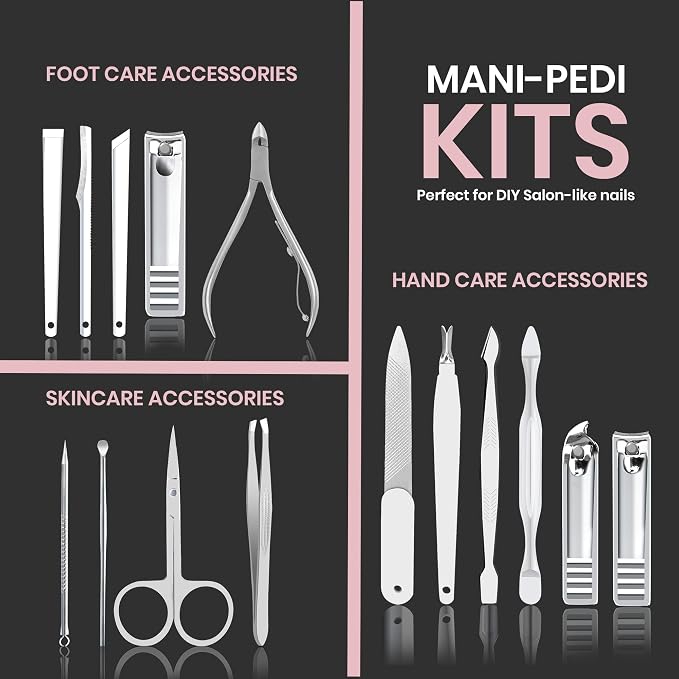 Utopia Care - Manicure Kit for Women and Men, Manicure Set - Image 3