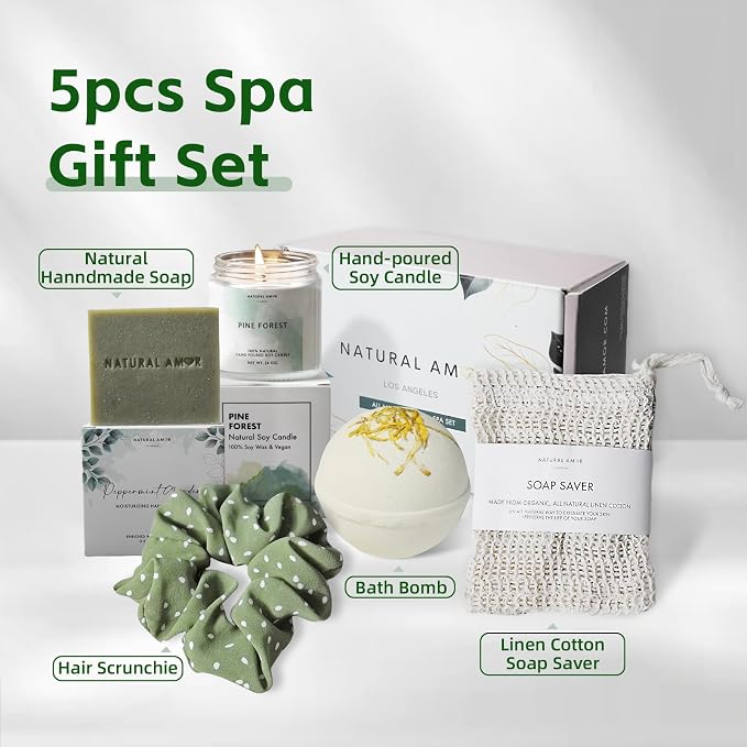 Natural Amor Green Spa Gift Set - Image 3