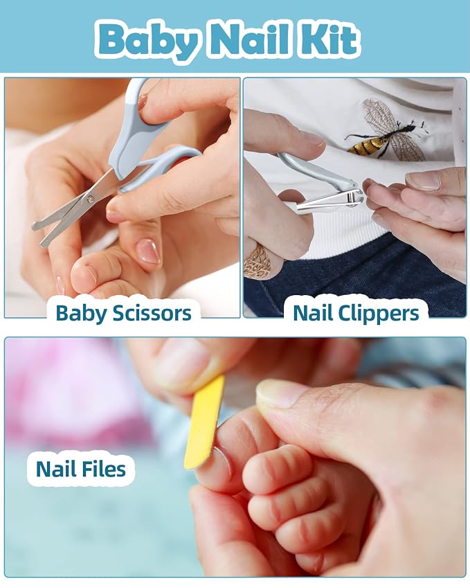 Baby Grooming and Health Kit, Lictin 15 in 1 Safety Care Set, Newborn Nursery - Image 4