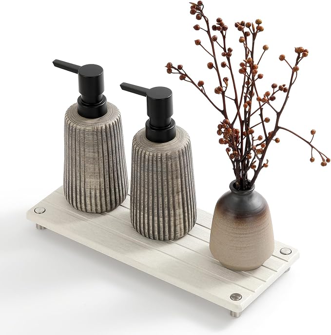 Razborci Instant Dry Sink Caddy Kitchen Sink Organizer, Quick Drying Stone Tray - Image 2