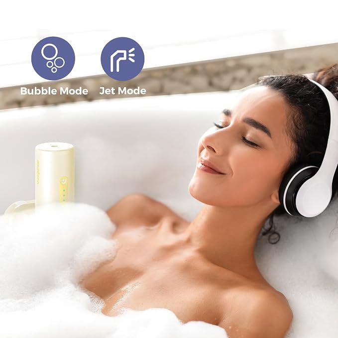 MOMFANN Bath Jet Spa, Cordless Portable Bathtub Accessories - Image 2