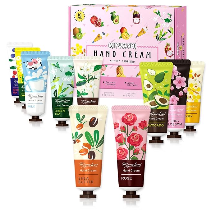 10 Pack Hand Cream Gift Set, Mothers Day Gifts, Moisturizing Hand Lotion Travel by Unknown
