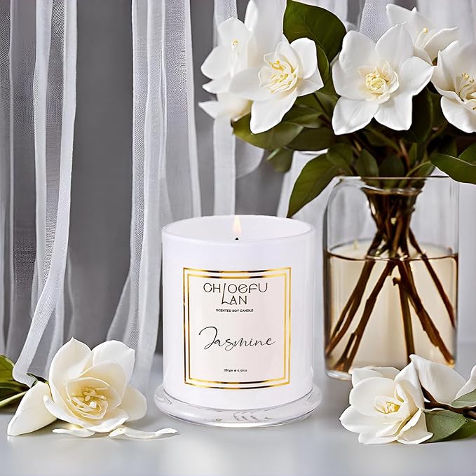Chloefu LAN Jasmine Candle, Mothers Day Gifts Candles - Image 4