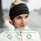 Extra Wide Headbands for Women, Boho Headbands for Women's hair bands for - Image 6