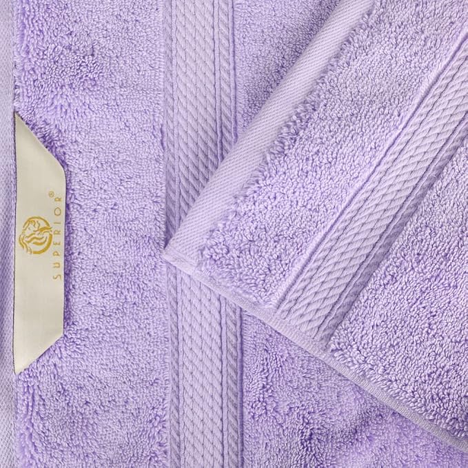 Superior Egyptian Cotton Pile Face Towel/Washcloth Set of 6, Ultra Soft Luxury - Image 6