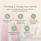 Springtree Home Luxury Bamboo Rayon Bath Towel Set 6 Piece Set | 35% Bamboo - Image 8