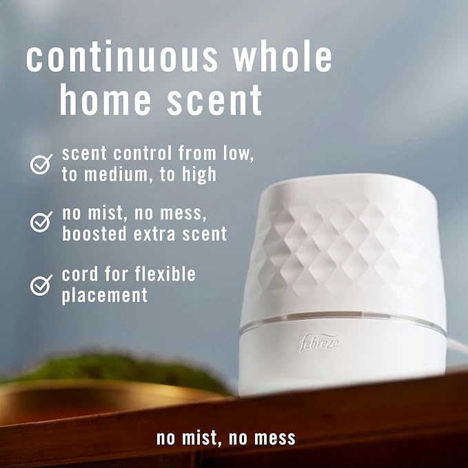 Febreze Plug Scent Booster Starter Kit – Air Freshener, Oil Diffuser, - Image 3
