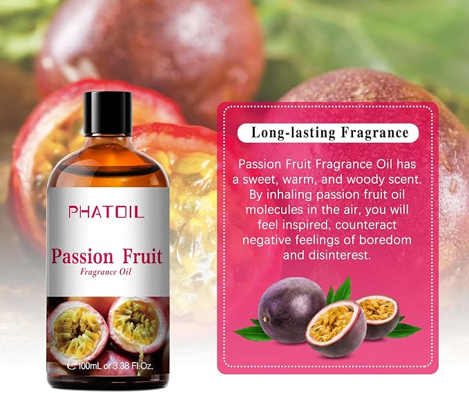 PHATOIL 3.38FL.OZ Passion Fruit Fragrance Oils - Image 5