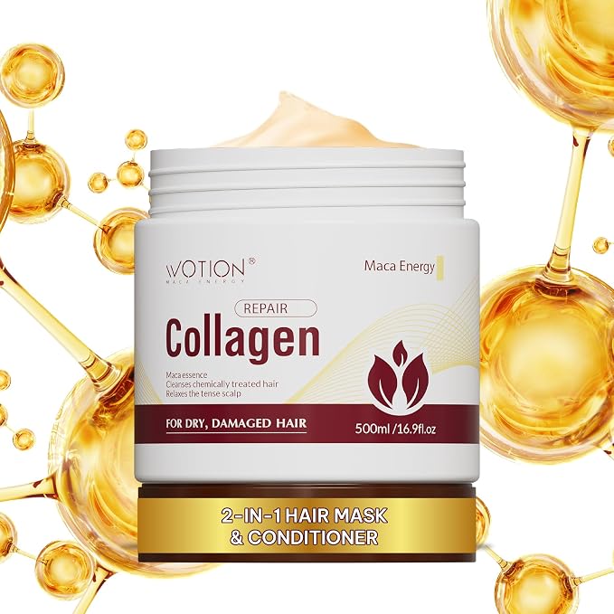 WOTION Deep Repair Conditioning Argan Oil Collagen Hair Mask | - Image 2