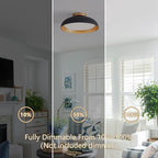 Bargeni Flush Mount Ceiling Light, 12.5 inch Ceiling Lighting Fixture, Mid - Image 5
