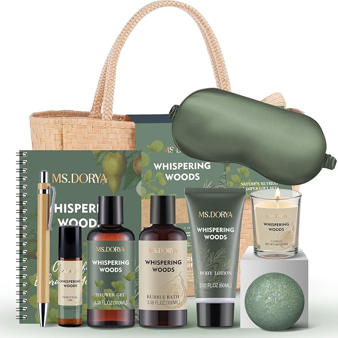 Mothers Day Gift Baskets for Mom Spa Kit for Women 10 Pcs Birthday Gifts Set by MSDORYA