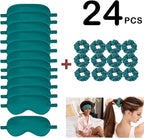 24Pcs Satin Eye Mask Silk Sleep Masks Silky Eyes Cover Blackout Blindfold - Image 2
