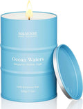 M&SENSE Ocean Waters Scented Candles Summer Soy Candle, Beach Candle by MSENSE