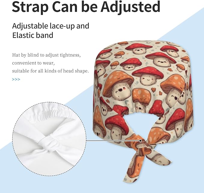Alligator Ice Cream Working Cap, Scrub Cap - Image 4
