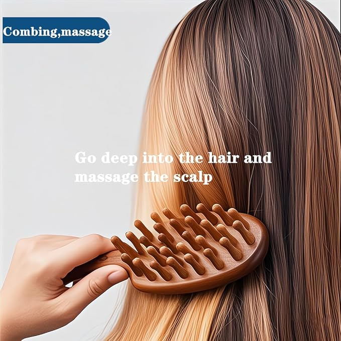 Scalp Massager Hair Growth Brush, Head Massager Scalp Stress Relax Dandruff Comb - Image 3