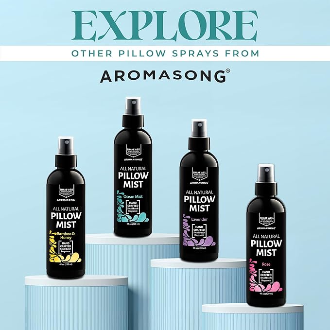Aromasong Rose Pillow Spray for Sleeping - Image 6