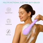VOYOR Electric Body Brush Back Scrubber Silicone Body Scrubber Two-Way Rotating - Image 2