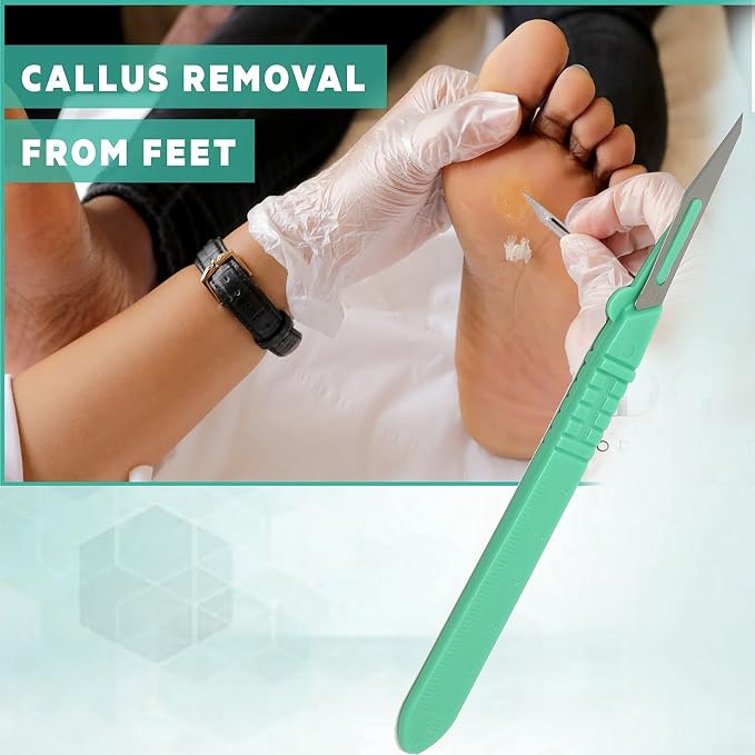Disposable Sterile Scalpel #11, Podiatry & Professional Corn Callous Knife - Image 6