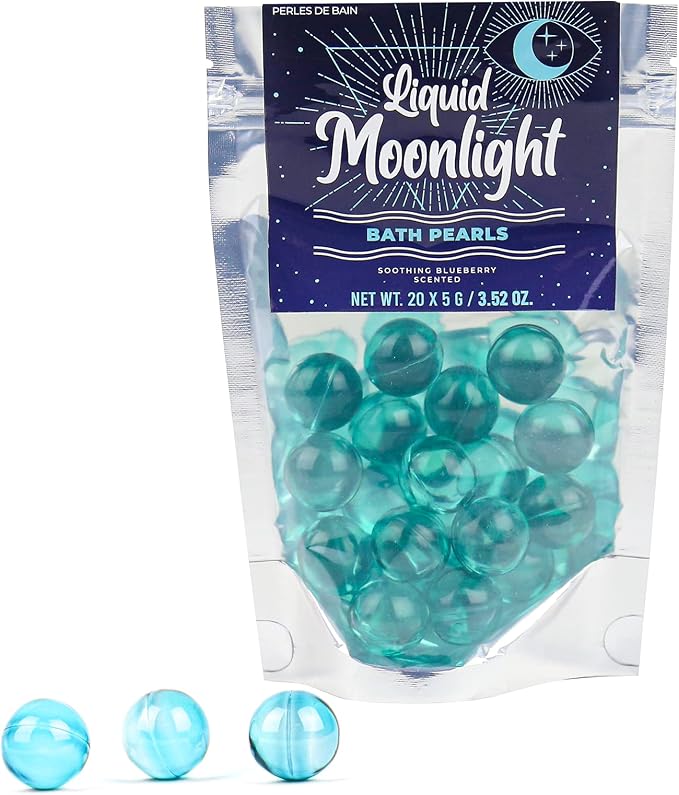 Gift Republic Liquid Spirit Moonlight Bath Pearls 20-Pack Soothing Blueberry - Image 4